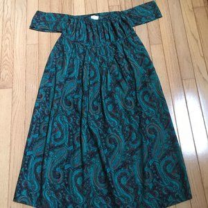 Urban Renewal Floral Vintage Fabric Mini Dress